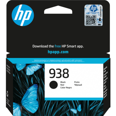 Cartucho de Tinta Negra HP 938  4S6X8PL – Original / Alta Calidad