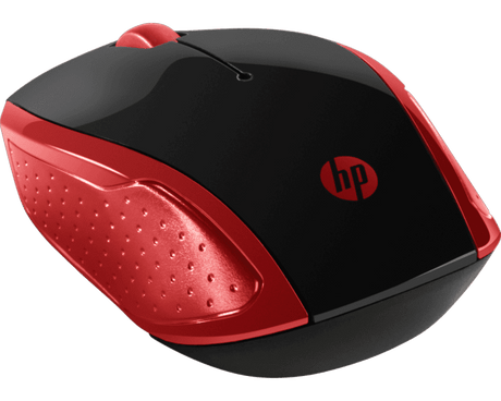 Mouse Inalámbrico HP 200 Rojo – 2HU82AA#ABL