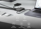 Hub USB‑C – Belkin 8 Puertos – 2.5Gb Ethernet – 100W Power Delivery – 4K@60Hz – Space Gray (INC024fqSGY)