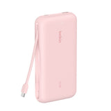 Power Bank Belkin BPB024fqPK 10K/20K con Cable USB-C Integrado Rosa