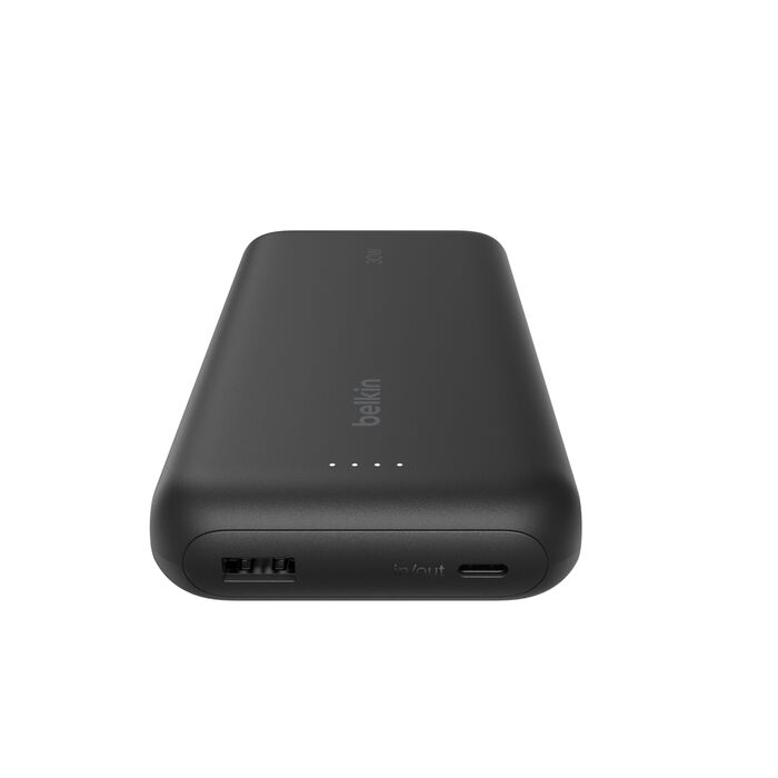 Power Bank Belkin BPB024fqBK 20K con Cable USB-C Integrado 30W PD Negro