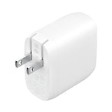 Adaptador Corriente Belkin PPS 60W Carga Rápida 2 Salidas USB-C Blanco