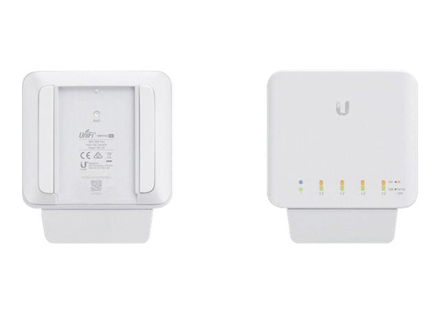 Switch gestionado – Ubiquiti UniFi USW‑Flex – 5 puertos Gigabit – PoE – Interior/Exterior – 46W