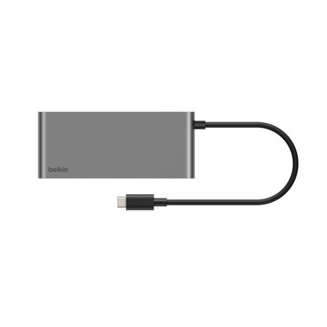 Hub USB‑C – Belkin 8 Puertos – 2.5Gb Ethernet – 100W Power Delivery – 4K@60Hz – Space Gray (INC024fqSGY)