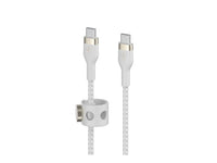 Cable USB-C a USB-C Belkin CAB011bt2MWH BoostCharge PRO Flex 2m Blanco