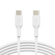 Cable cargador rápido USB‑C a USB‑C – Belkin BoostCharge – 1 m – Blanco – CAB003bt1MWH