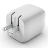 Adaptador de Corriente Belkin BoostCharge GaN + PPS 45W – 2 Salidas USB-C – Blanco WCH011dqWH