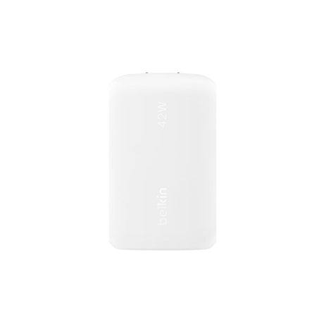 Cargador de Pared Belkin Lithium – Doble Puerto 42 W (WCB009dq1MWH-B6)