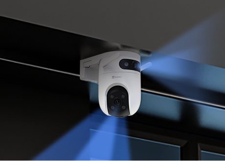 Cámara de vigilancia Wi‑Fi EZVIZ H9c Dual 2K – Doble lente – Cobertura 360° – Visión nocturna a color – IA
