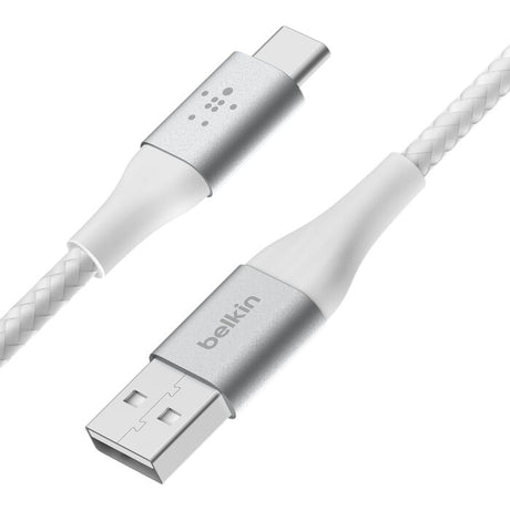 Cable Trenzado Belkin CAB002bt2MWH USB-C a USB-A 2M Blanco