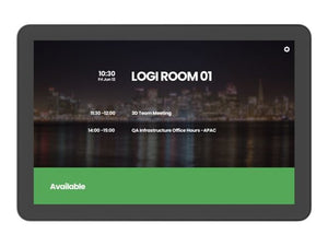 Panel de Programación para Salas de Reuniones Logitech Tap Scheduler Grafito