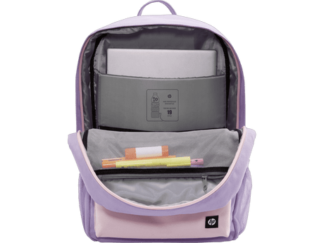 Mochila HP Campus LVR Backpack – 15.6" – Color Lavanda – Diseño Resistente y Moderno