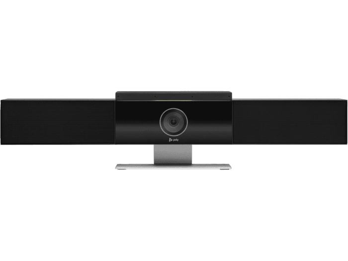 Barra de Video USB Poly Studio Negro Certificada para Zoom y Microsoft Teams