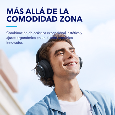 Audífonos Bluetooth con Cancelación Activa Soundcore Space Q45 A3040011 Negro