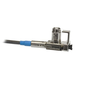 Kit de bloqueo para portátiles – Noble Locks TZ04T Compact Wedge Lock – llave barril – 1.8 m – plata