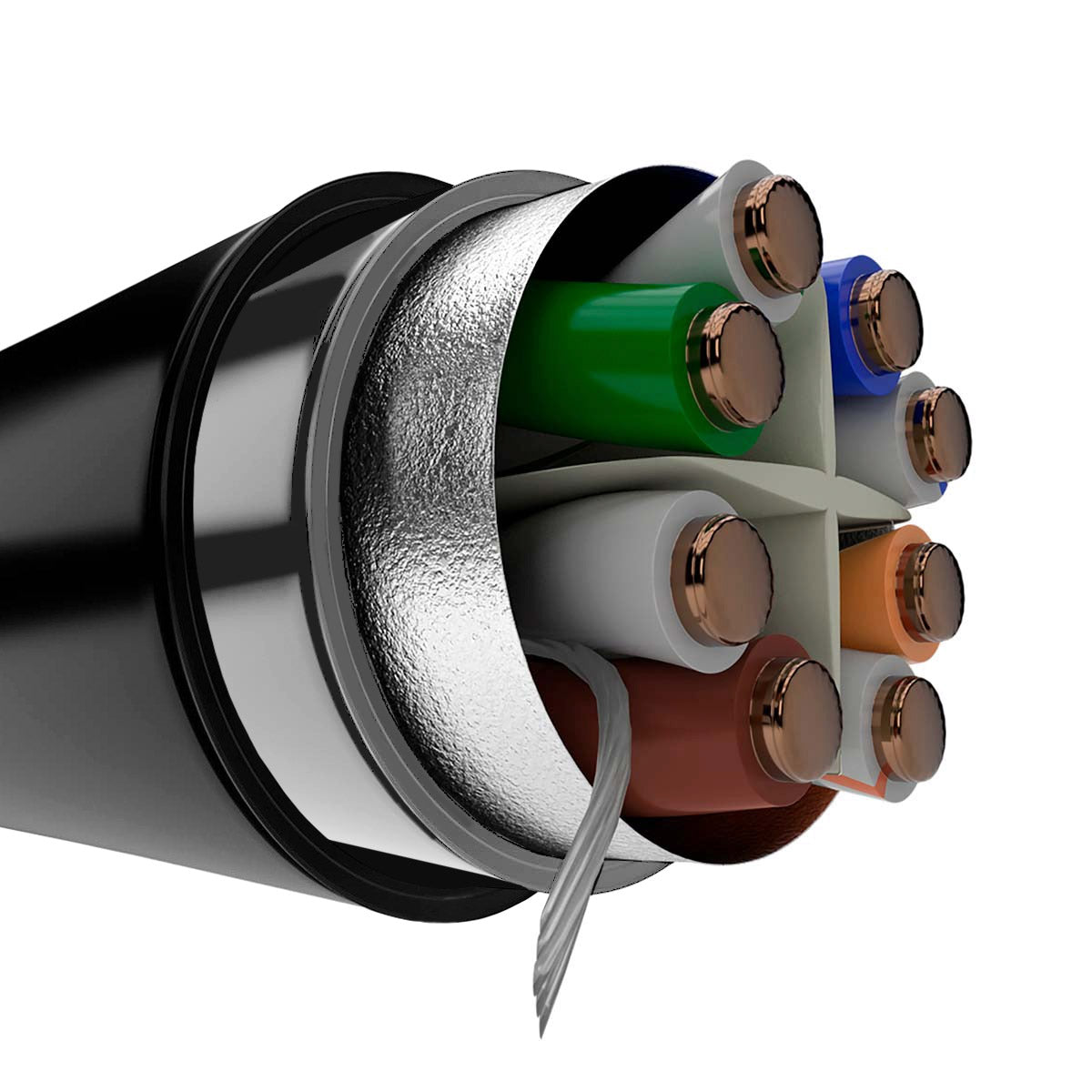 Cable de Red Nexxt Solutions CAT6 F/UTP CMX EXT AB356NXT37 305m