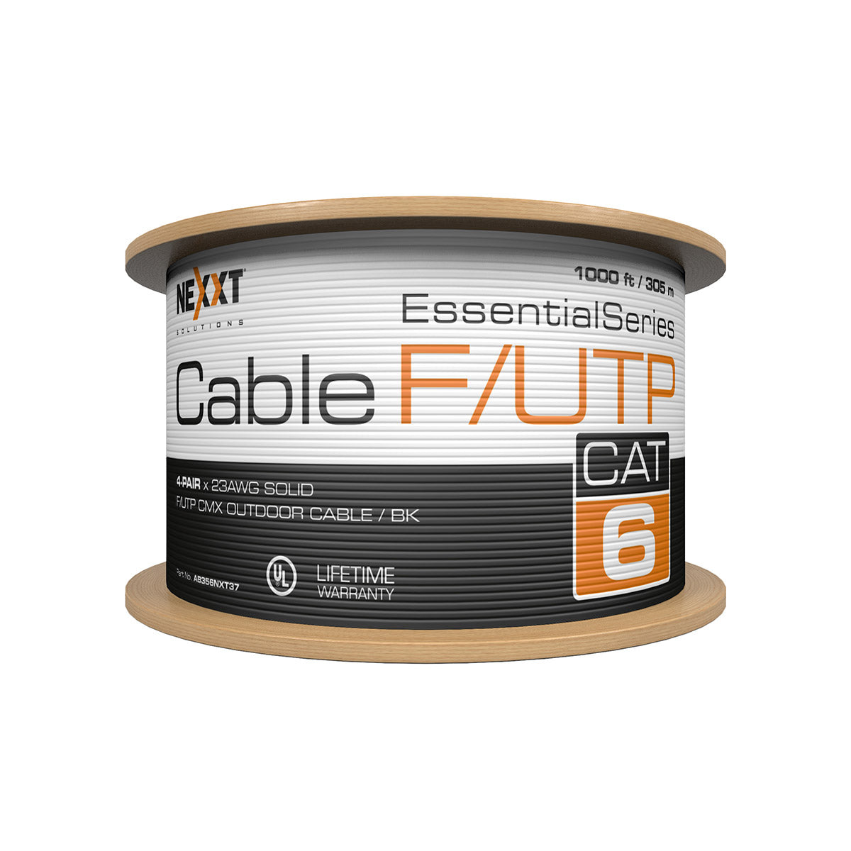 Cable de Red Nexxt Solutions CAT6 F/UTP CMX EXT AB356NXT37 305m