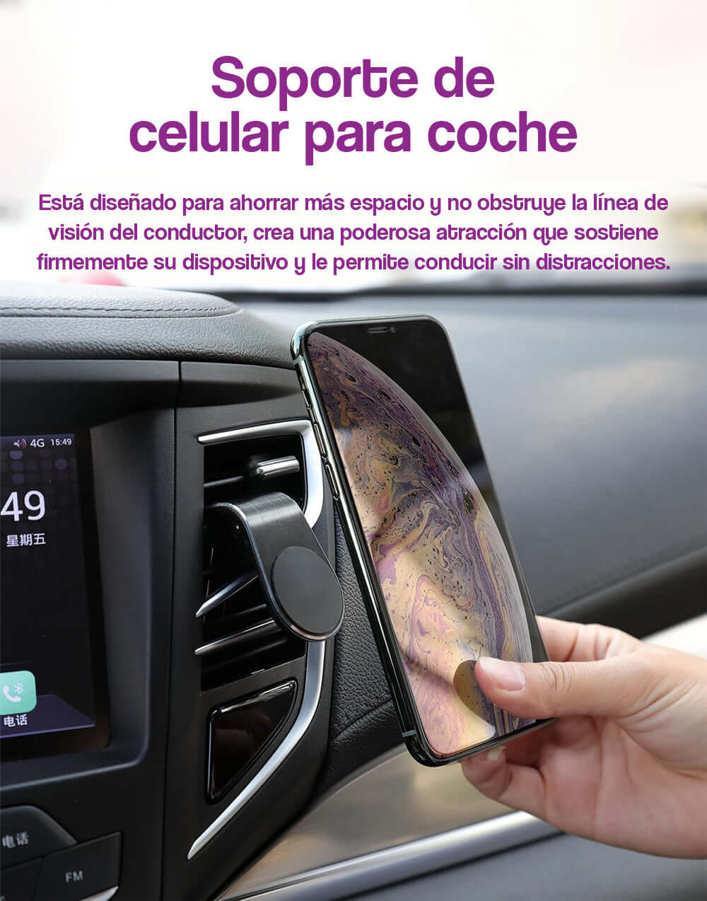 Soporte de Celular para Auto tipo clip