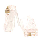 Conector Modular RJ45 Nexxt Solutions Infrastructure – AW102NXT04 – Cat5e – 30µ/50µ – Bolsa 100 unidades