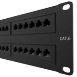 Panel de conexiones Nexxt Solutions Infrastructure AW191NXT06, Cat6, 19", 24 puertos