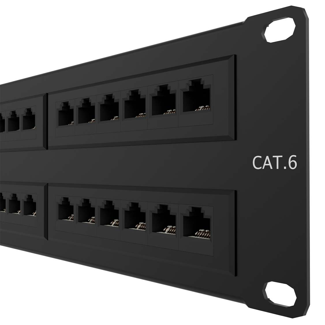 Panel de conexiones Nexxt Solutions Infrastructure AW191NXT11, Cat6, 19", 48 puertos