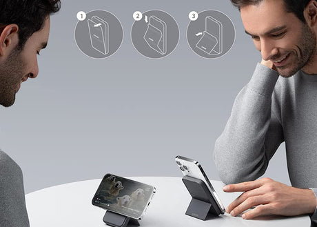 Cargador portátil magnético Anker 622 MagGO – Interstellar Gray – A1614H23