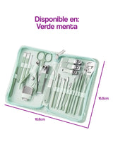 Kit de manicura y pedicura (22 piezas)