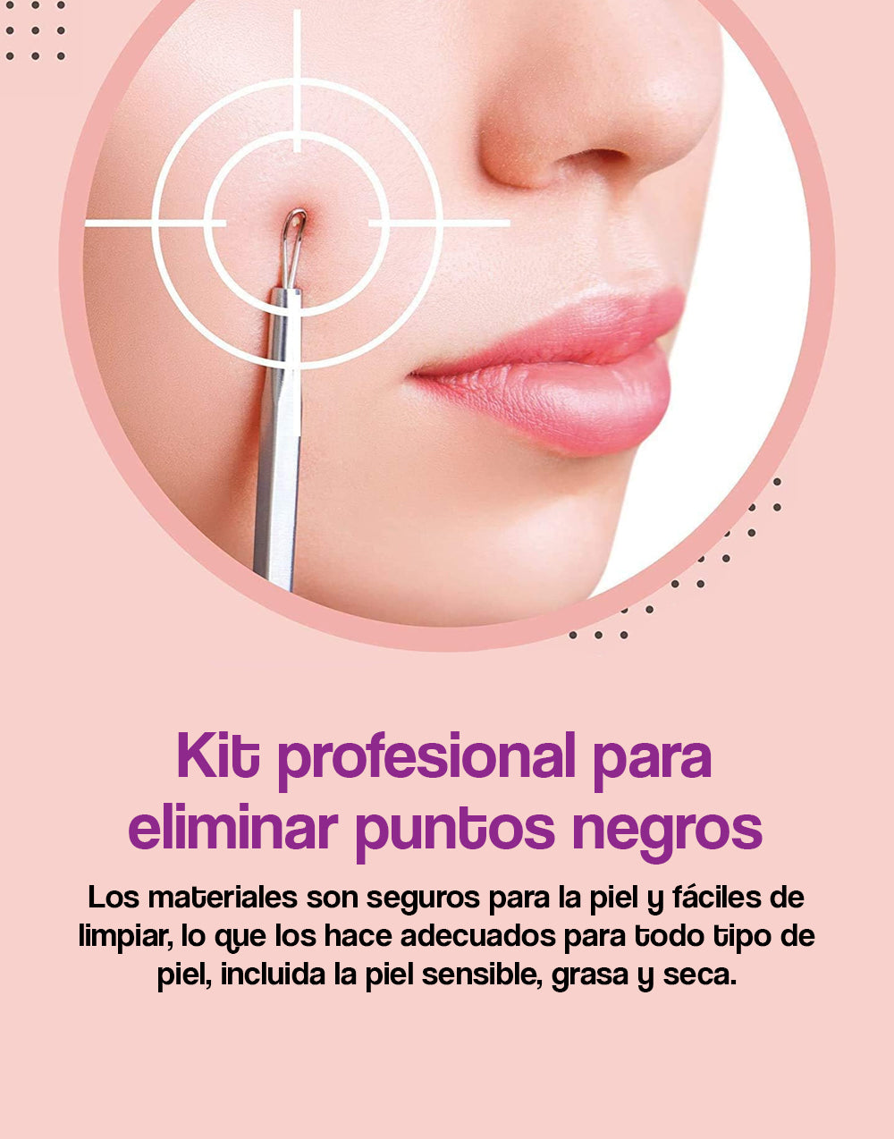 Kit profesional para eliminar puntos negros