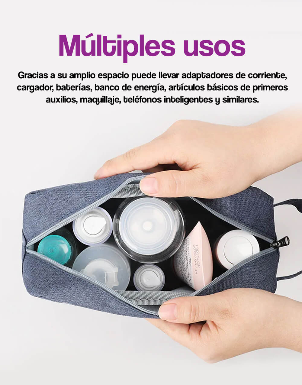 Bolso organizador de cosméticos