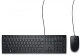Set teclado y mouse alámbrico USB en español – Dell KM300C – Negro