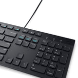 Set teclado y mouse alámbrico USB en español – Dell KM300C – Negro
