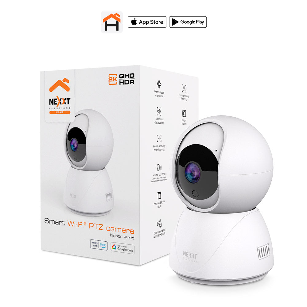 Cámara IP Nexxt Solutions Home NHC‑IP11 – WiFi – 2K – Motorizada – Visión Nocturna – Interior