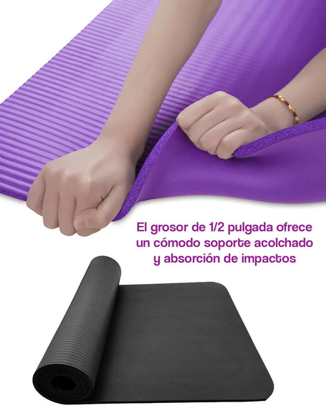 Colchoneta para ejercicios de  yoga 185*80*1 cm