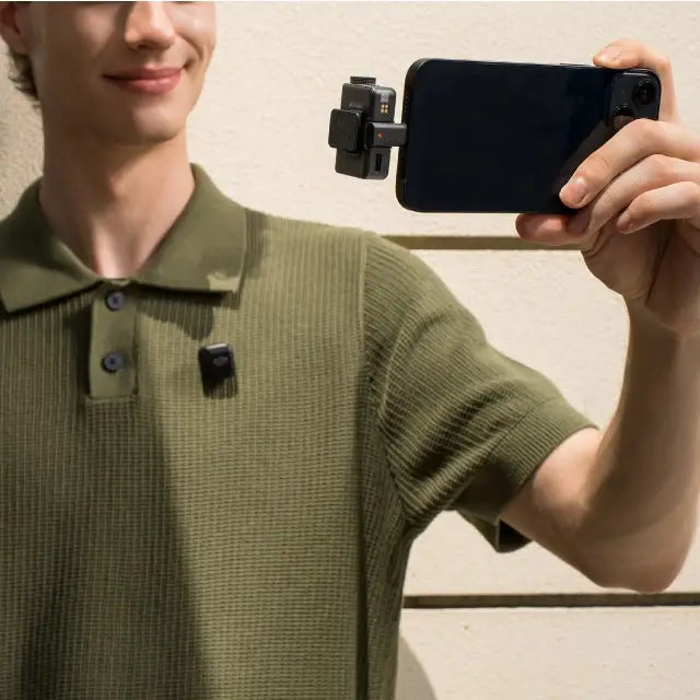 DJI Mic Mini – Sistema de Micrófono Inalámbrico (1 Transmisor + 1 Receptor)