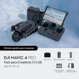 DJI Mavic 4 Pro – 512GB Creator Combo – DJI RC Pro 2 – Drone Profesional – 4K/8K – Máxima Autonomía