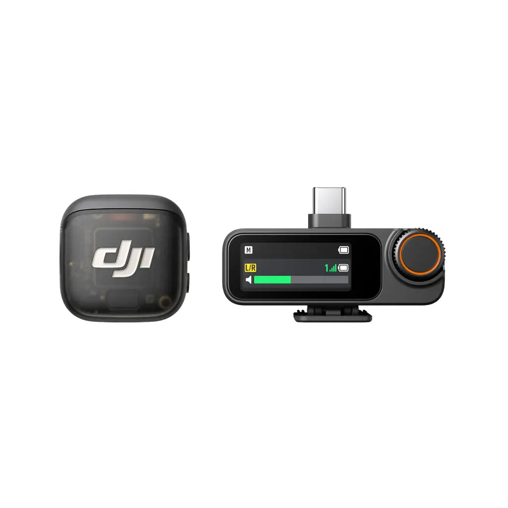 DJI Rec and Replayable Mic – 2.4 GHz / 2 Transmisores / Grabación Interna / USB-C / 150m / CP.RN.00000325.02