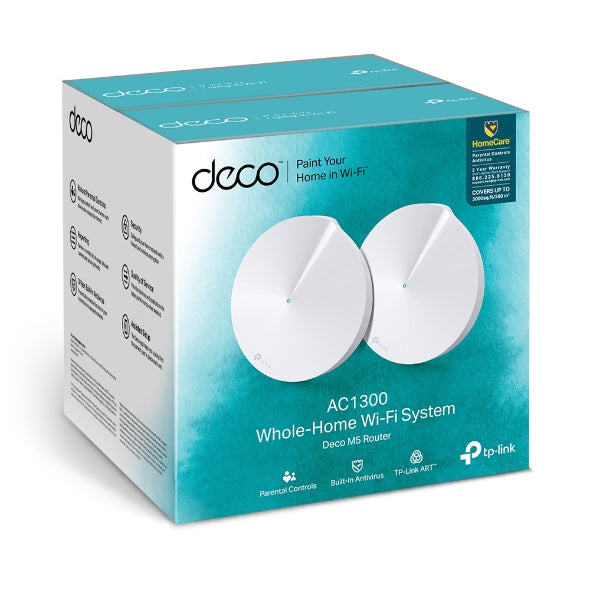 Sistema Wi-Fi TP-Link Deco M5 Pack 2