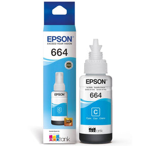 Recarga de Tinta Cian – Epson T664 – Original – EcoTank – T664220‑AL