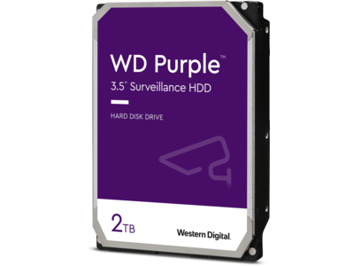 Disco Duro Interno WD Purple Surveillance 2TB 3.5" SATA 64MB Cache