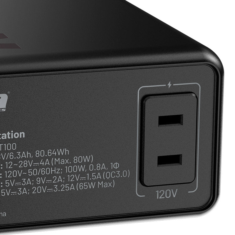 Central eléctrica portátil Forza 100 Watt Titan Series
