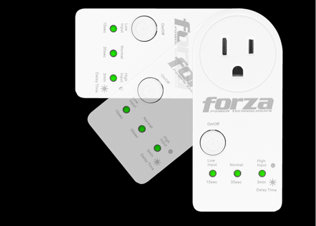 Protector de Voltaje Zion 2‑Pack – Forza – 900J / 1800W – 120V