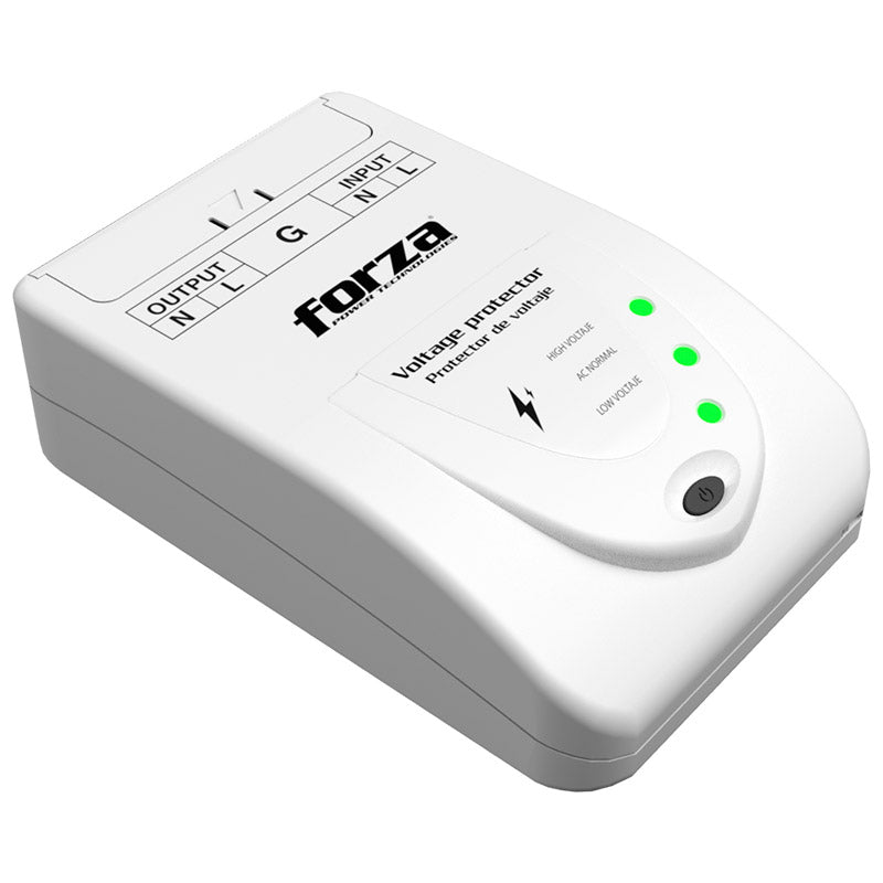 Regulador de Voltaje Forza Zion Montaje Pared 6600VA 1 Toma 220V Timer