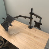 Soporte para Monitor y Laptop Klip Xtreme KMM-301, articulado y ergonómico