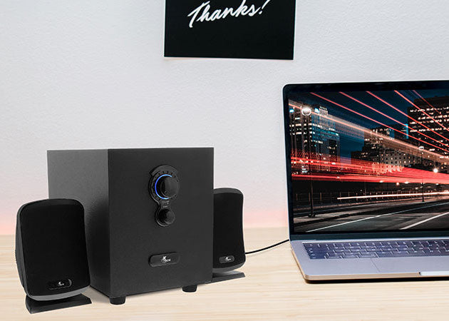 Sistema de Altavoces Xtech XTS-420 – 2.1 canales, 10W RMS, Negro