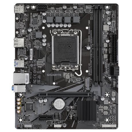 Tarjeta Madre Gigabyte H610M K V2 G10 – Micro ATX / LGA1700 / DDR5