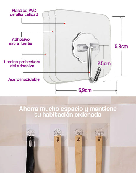 Ganchos de pared para colgar