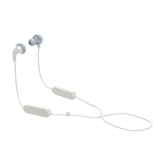 JBL Auriculares Deportivos con Cable Resistentes al Sudor.  Blancos