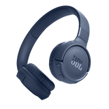 JBL Tune 520BT - Auriculares inalámbricos en la oreja, batería de hasta 57 horas de duración y carga de velocidad, diseño ligero, cómodo y plegable, llamadas manos libres con detección de voz. Azul