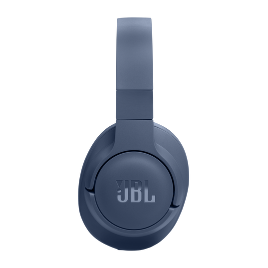 JBL TUNE 720BT - Auriculares inalámbricos sobre la oreja sonido Pure Bass, Bluetooth 5.3, batería de hasta 76 horas de duración y carga de velocidad, diseño ligero, cómodo y plegable. Azul