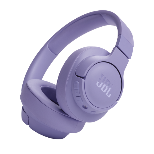 JBL TUNE 720BT - Auriculares inalámbricos sobre la oreja sonido Pure Bass, Bluetooth 5.3, batería de hasta 76 horas de duración y carga de velocidad, diseño ligero, cómodo y plegable